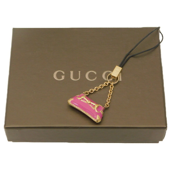 Gucci Bag Motif Strap Charm Keychain Pink - Picture 12 of 12